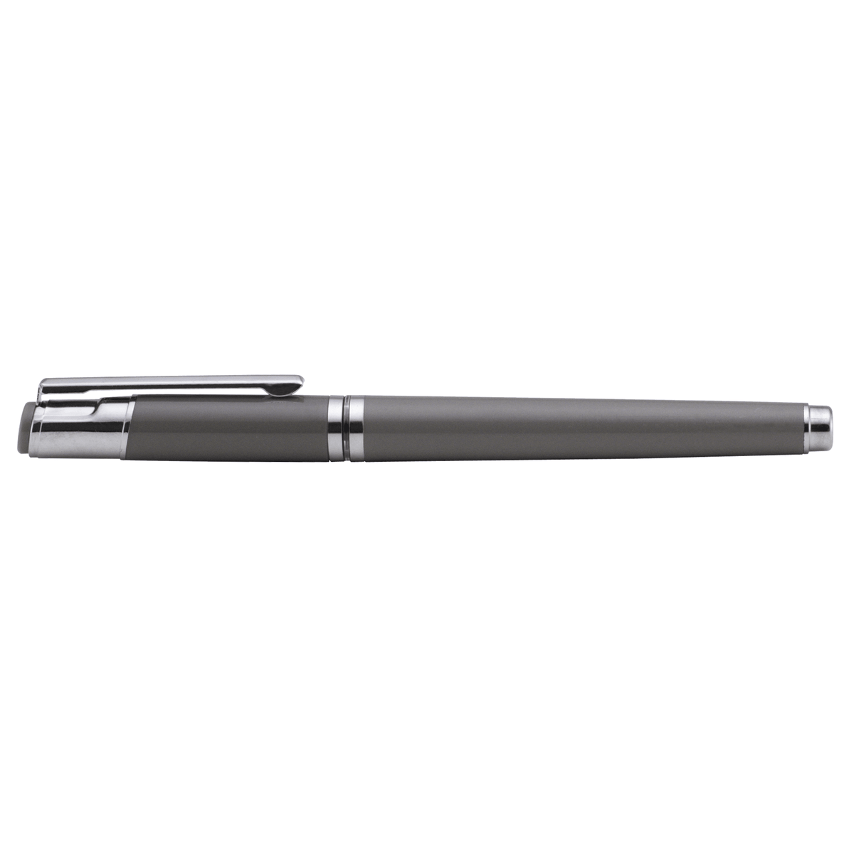 Dylan Gel Pen promotional pen in gunmetal printed with your company logo