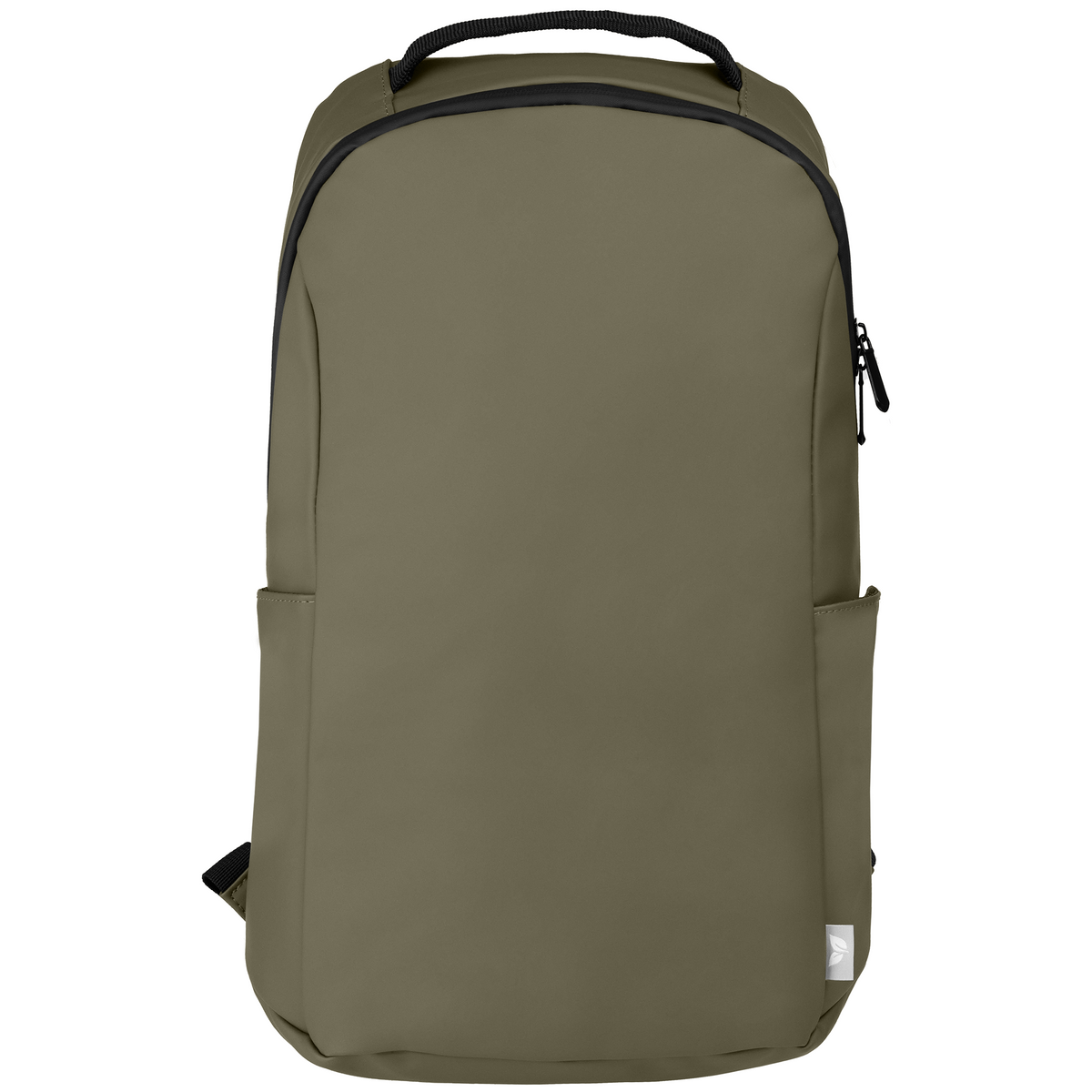 Malmö promotional backpack in green printed with your company logo