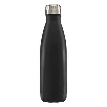 Ibiza promotional bottle in black printed with your company logo
