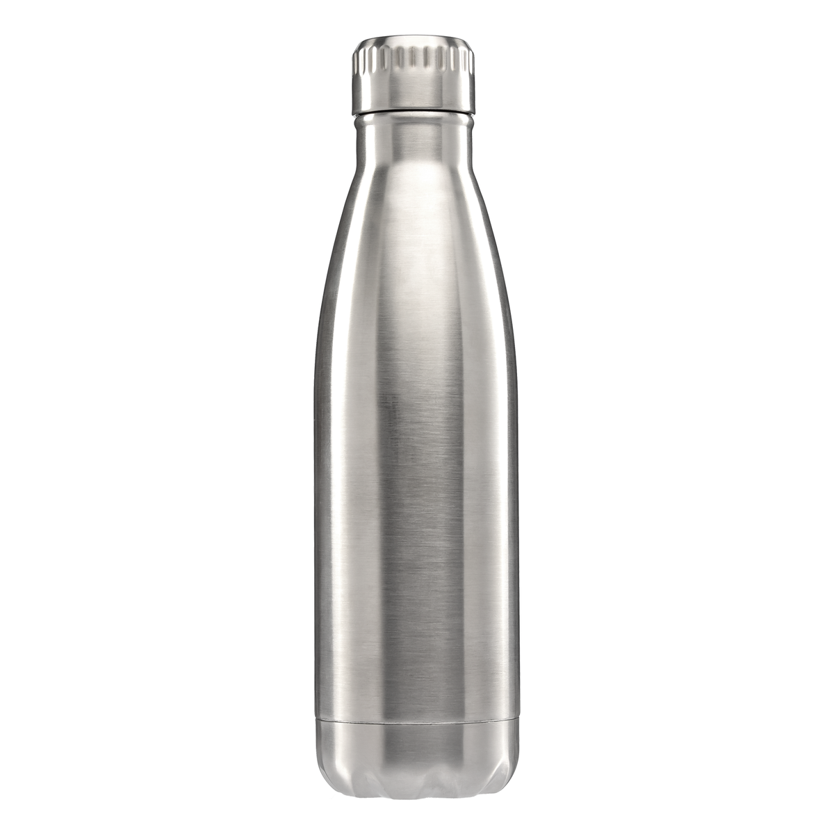 Ibiza promotional bottle in chrome printed with your company logo