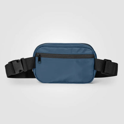 Aurelia rPET Waist Bag promotional tote bag in navy blue printed with your company logo