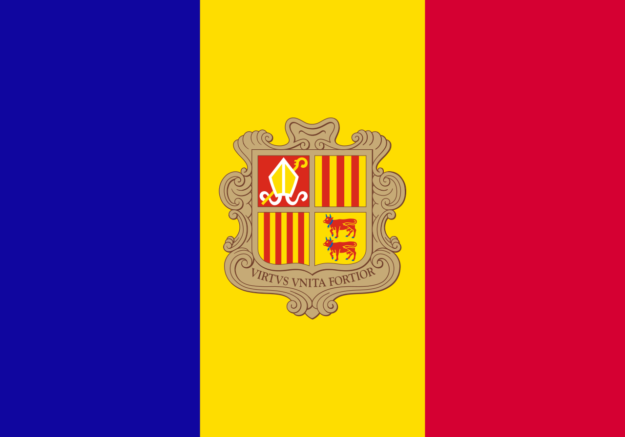 Bandera d’Andorra – productes promocionals per a empreses andorranes i catalanes amb entrega ràpida des de la UE