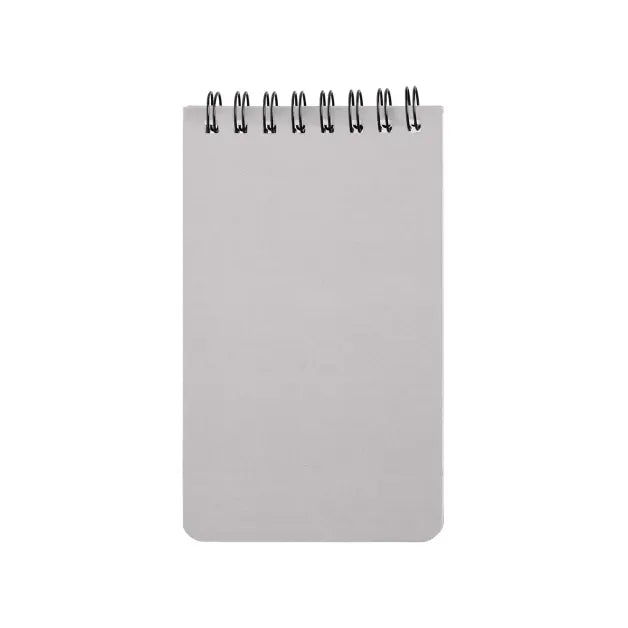 Atlas Essentials Stone Paper Spiral Notepad promotional notebook in dune printed with your company logo
