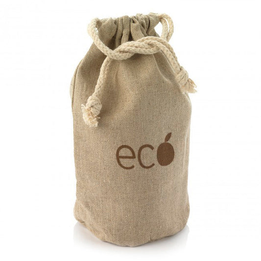 Natural Hemp Bag branded bag in brown printed with your company logo