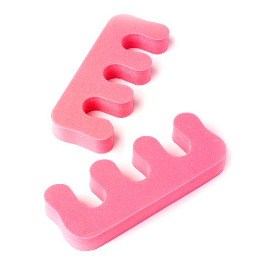 Pink Toe Separators branded personal care item in pink printed with your company logo